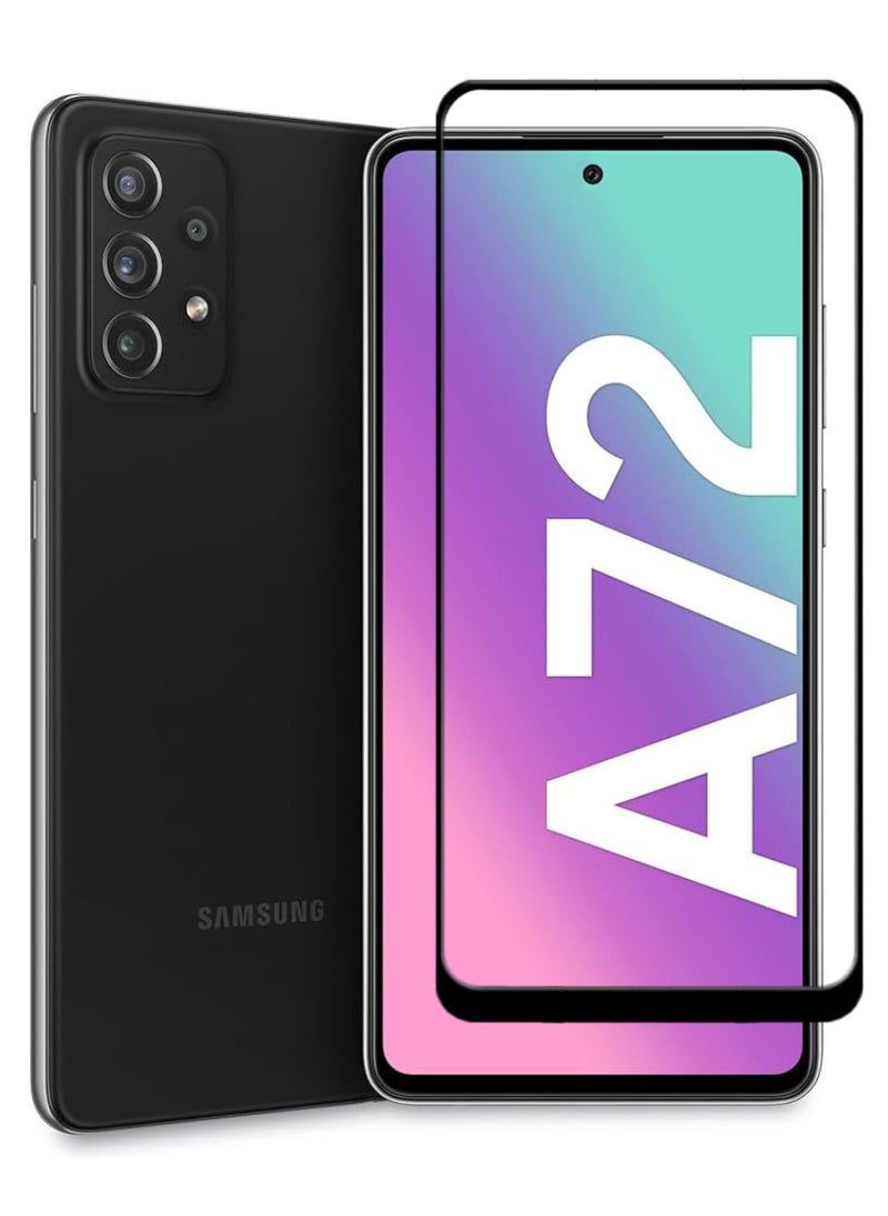 ACLIX Antistatic ESD Dustproof Premium Quality High Definition Tempered Glass Screen Protector Designed For Samsung Galaxy A72 - Image 1