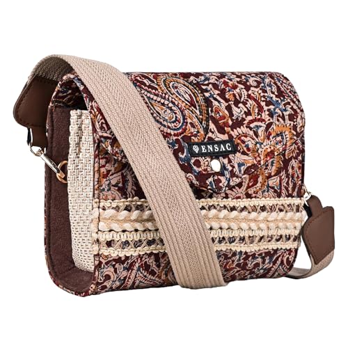 ENSAC Stylish & Trendy Sling Bag for Women & Girls (MAROON) - Image 1