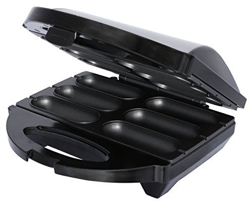Brentwood TS-601S Non-Stick 6 Mini Corn Dog Maker, Stainless Steel, Silver, 5X10X10 - Image 5
