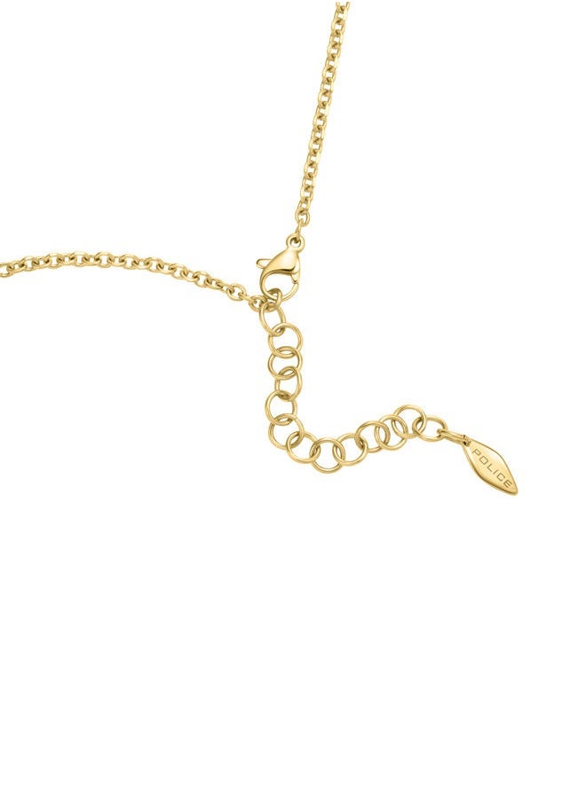 POLICE - Necklace For Women Gold Plating With Malachite - Image 1
