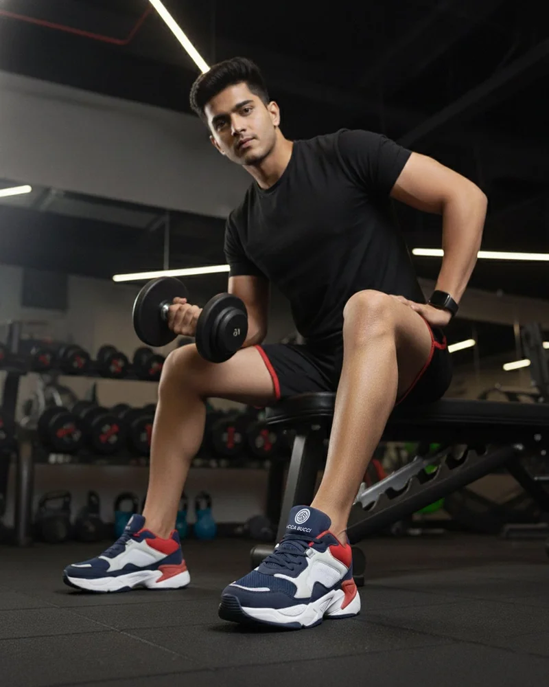 Bacca Bucci Red Velocity Running Shoe for Men | Best Price UAE