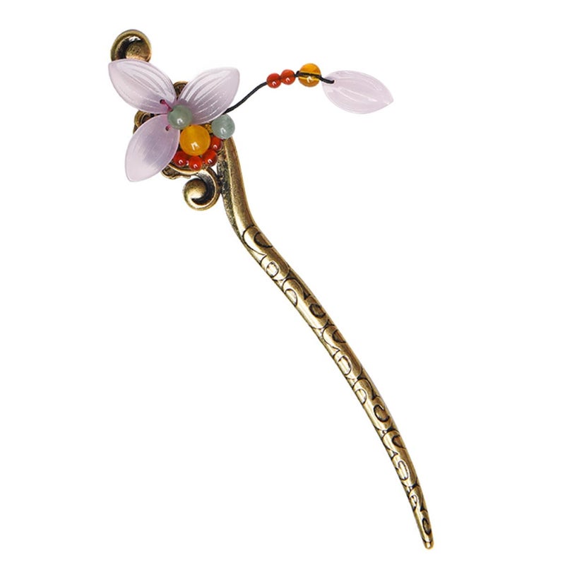 Vintage Hair Stick Chopsticks Hairpin for Women Retro Chinese Hair Bun Stick Hairpin Traditional Hanfu for Updos and Daily Styling - Image 1