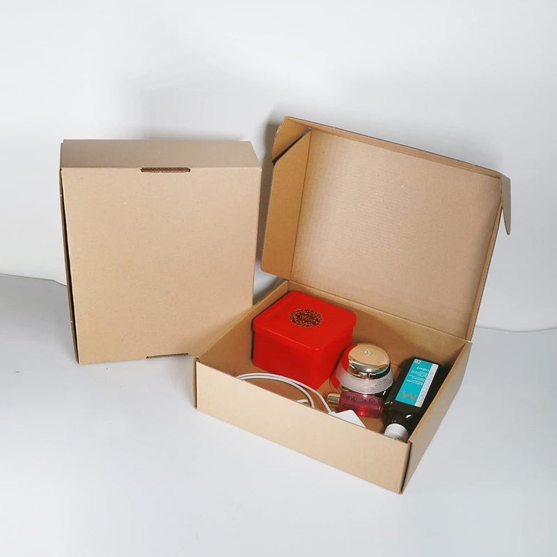 STRBOXONG Corrugated Cardboard Shipping Boxes, 25×20×7cm Royal Mail Small Parcel PiP Postal Boxes, Brown Packaging Mailing Boxes for Business, Posting, Storing or Gift (Pack of 15) - Image 3