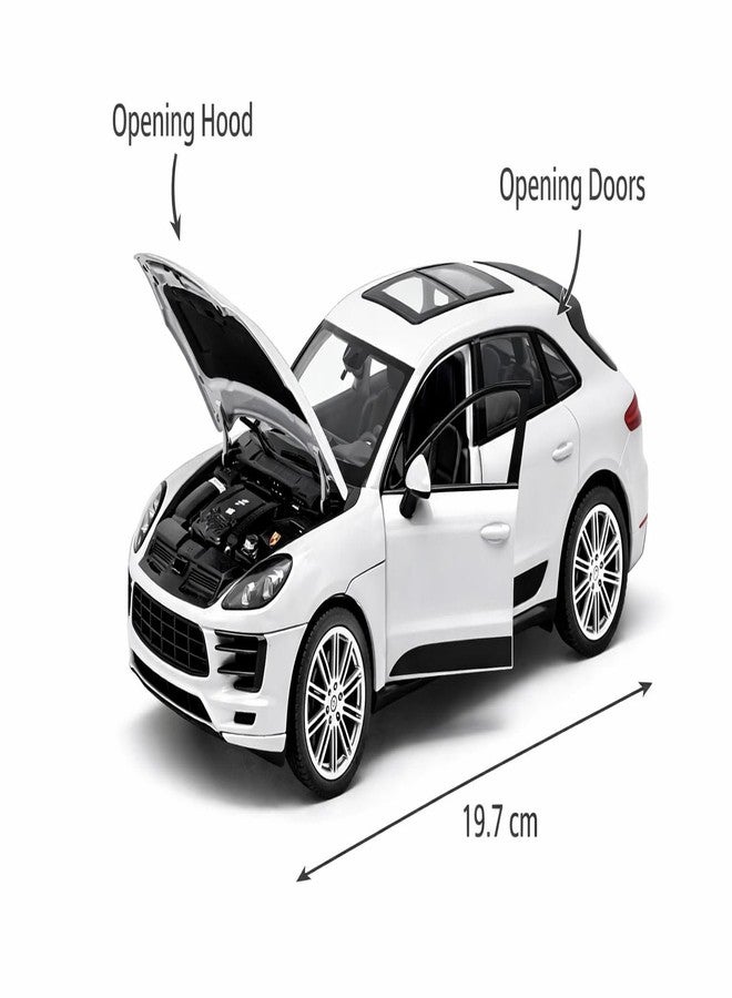 Wizplex Welly Official Licensed Porsche Macan 1:24 Scale Metal Diecast Model Car with Opening Doors, Detailed Interior, Collectible Diecast Cars Scale Model SUV - Image 2