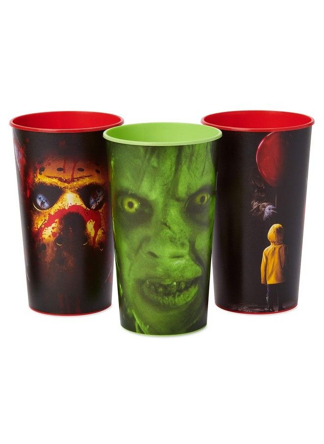 Halloween Party Supplies Horror Movie 22 Oz. Reusable Plastic Cups (6 Count) - pzsku/ZF9D0CDF643734417C1B4Z/45/_/1692166090/2396ccec-2204-44ad-8080-29dbf5ac8a34