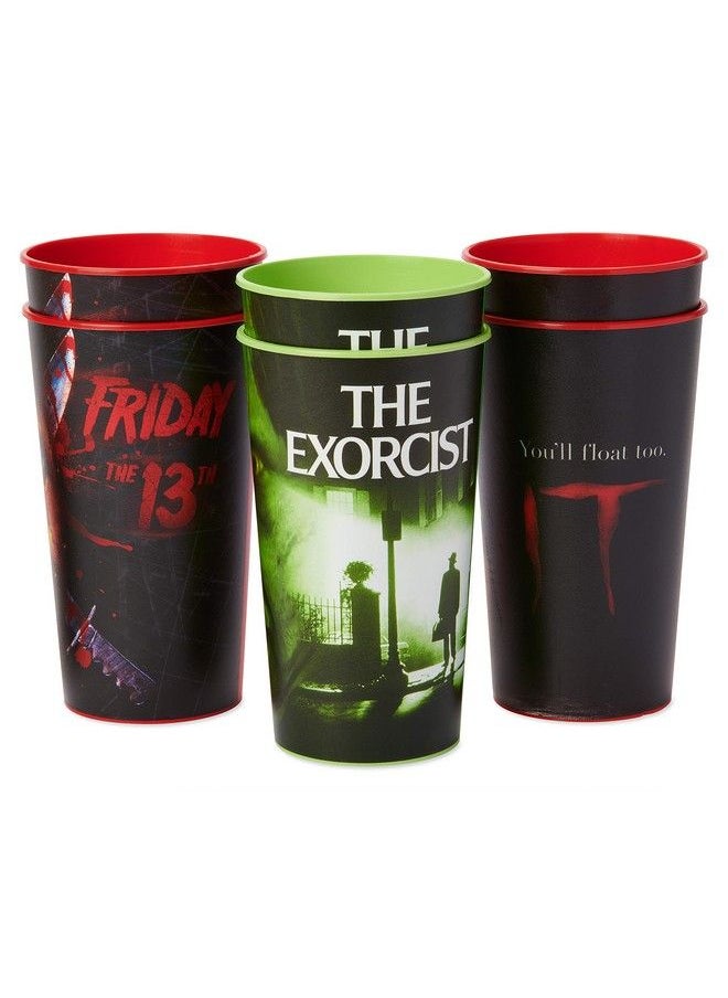 Halloween Party Supplies Horror Movie 22 Oz. Reusable Plastic Cups (6 Count) - pzsku/ZF9D0CDF643734417C1B4Z/45/_/1692166095/37721fbb-e5fa-42e3-bf47-c170a18a2ac5