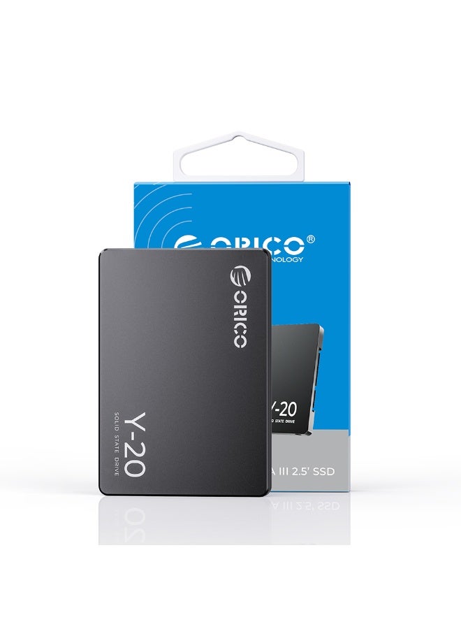 Orico 240GB SATA SSD 2.5 Inch Internal Solid State Drive, Read Speed up to 500MB/s, SATA III 6Gbps for Desktop Laptop NAS DIY External Drive - Y20 - Image 1