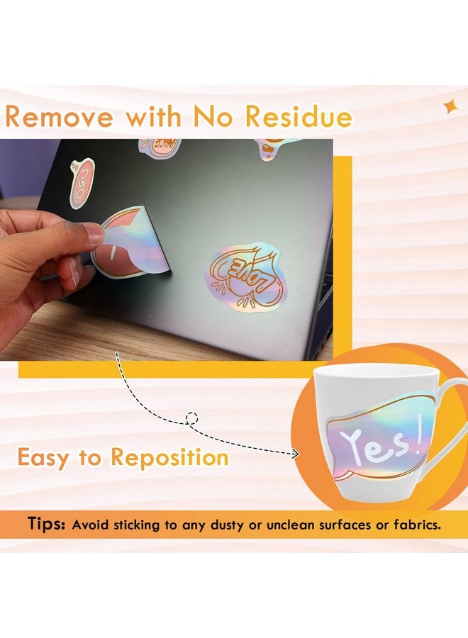 KOALA PAPER Koala Holographic Sticker Paper For Inkjet Printer 20 Sheets 8.5X11 Inch Printable Vinyl Sticker Paper Rainbow Waterproof Sticker Paper, Dries Quickly, Vivid Color, Tear Resistant - Image 4