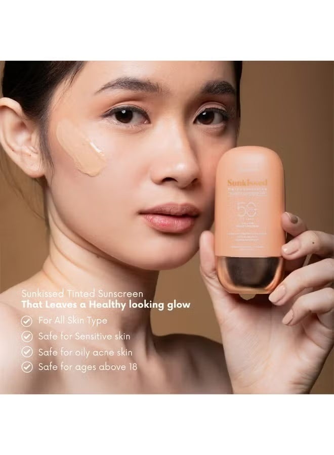 Barefaced Sunkissed Tinted Sunscreen SPF 50 PA ++++ 50g - Image 2