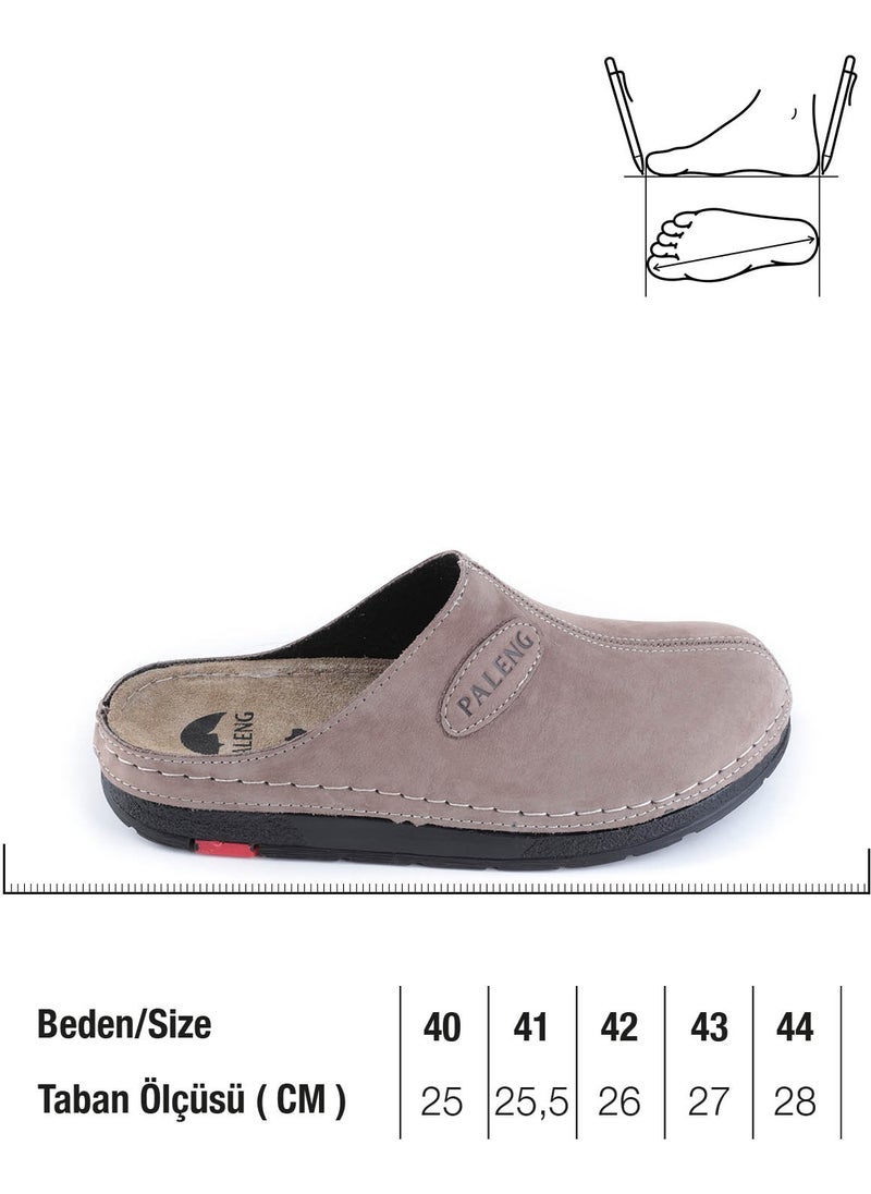 Gezer - Paleng Winter Leather Men's Slippers - Image 1