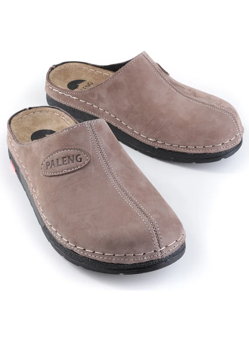 Gezer Paleng Winter Leather Men's Slippers