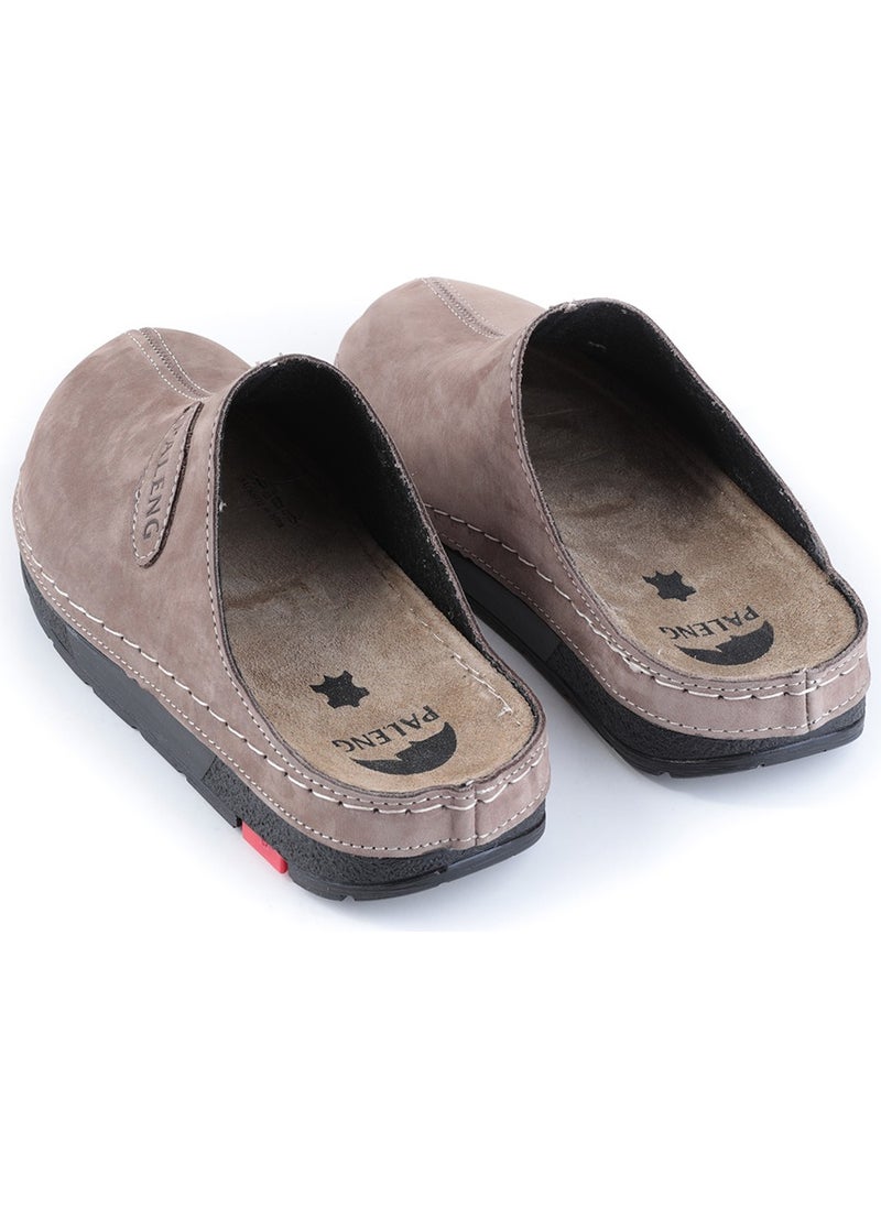 Gezer - Paleng Winter Leather Men's Slippers - Image 1