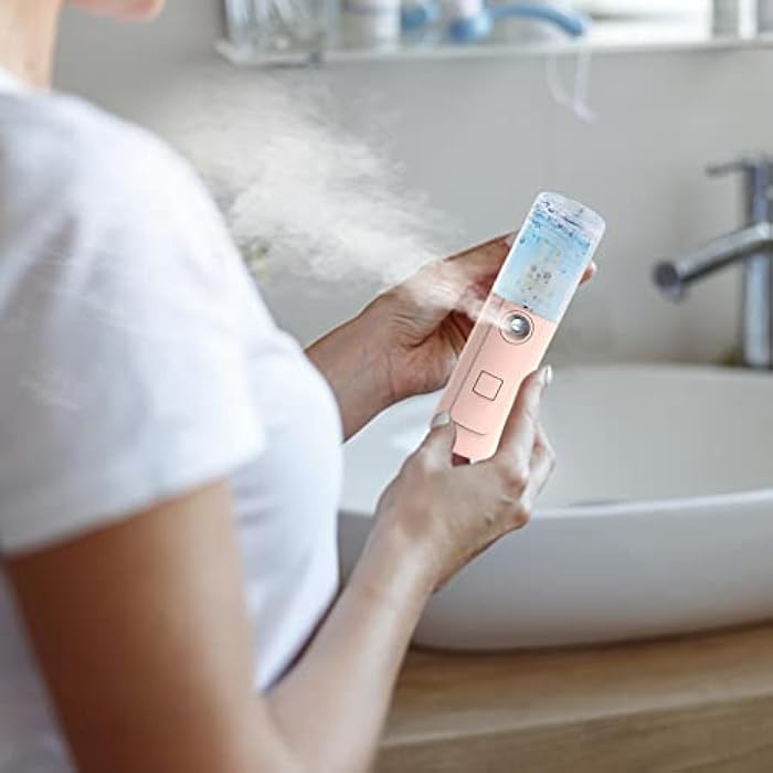 Nano Mister for Eyelash Extensions - Sprayer, Mister, Moisturizing, Portable - USB Rechargeable Mini Facial Steamer for Eyelash Extensions, Skin Care, Face and - Image 2