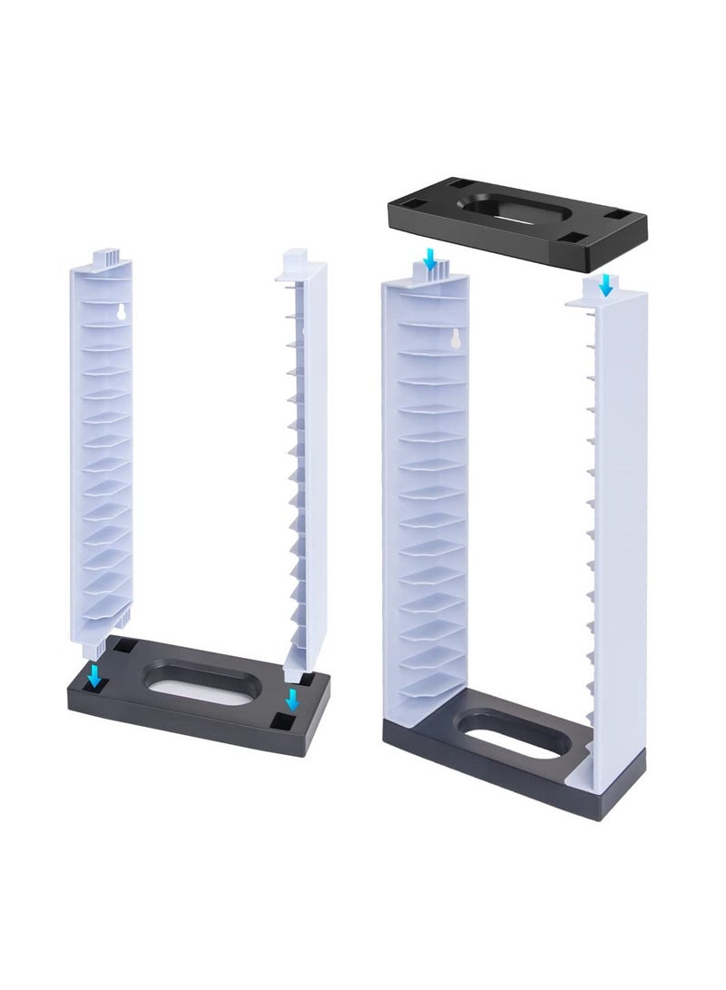 SOLARAE Video Game Disc Gamepad Headset Storage Shelf for PS5/ PS4/ Xbox One/ Xbox Series X/S Multifunctional Wall Mount Holders Stands Gaming Organizer Accessories [video game] - Image 4