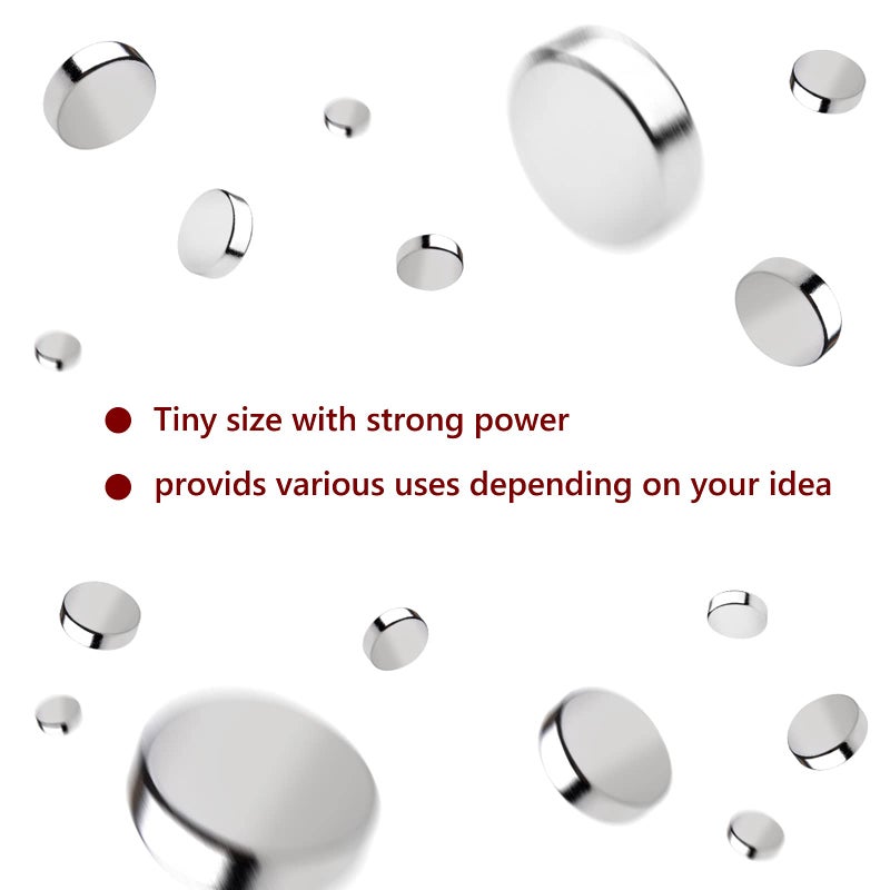 RHINOCATS 200Pcs Small Magnetsï¼Œ3x2mm Mini Magnets for Miniatures, DIY, Office, Hobbies, Crafts and Science - Image 5