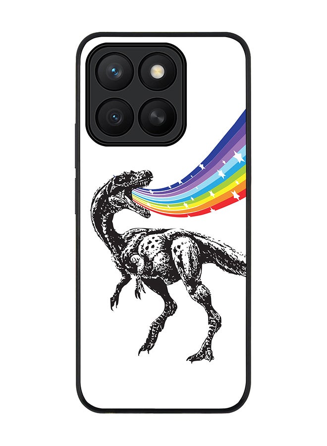 Stylizedd For Honor X8c Case,Slim fit Camera Protection, Shockproof Thin Phone cover  - Rainbow Dino