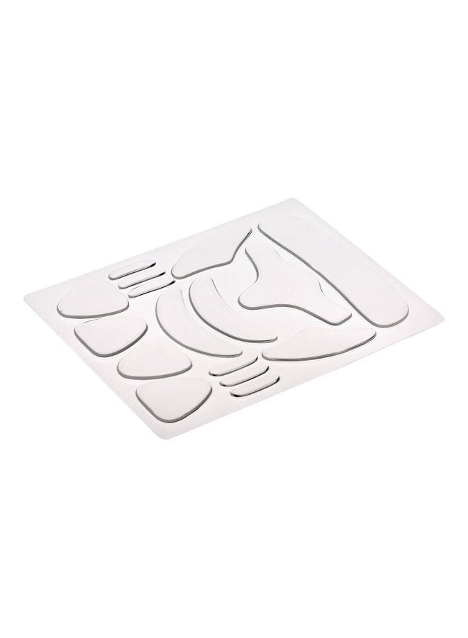 Loquat Reusable Silicone Anti-Aging Wrinkle Patches Pad Set White - Image 1