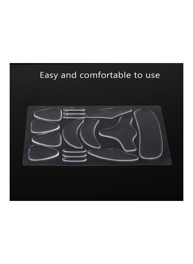 Loquat Reusable Silicone Anti-Aging Wrinkle Patches Pad Set White - Image 5