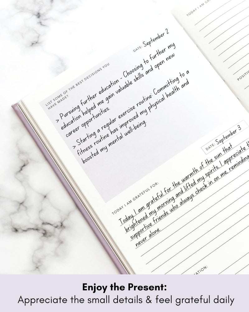 Lamare Lamare Daily Gratitude Journal 2025 - Self Care & Affirmation Journal with Daily Prompts & Mindfulness Planner for Women - Image 2