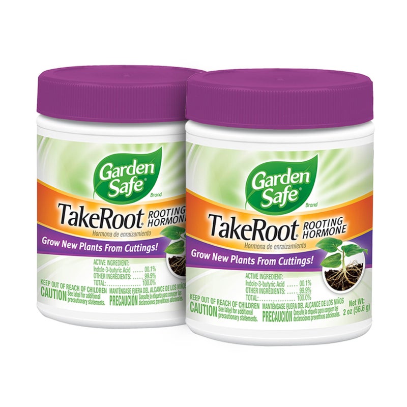 Garden Safe Brand TakeRoot Rooting Hormone, 2 Count, Powder Helps Grow New Plants from Cuttings Including Most Home, Garden and Greenhouse Varieties, 2 Pack - Image 1