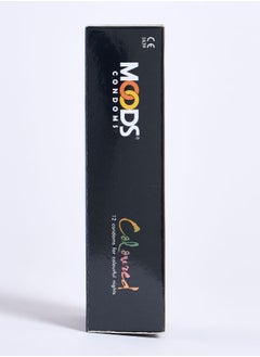 Moods Coloured Condoms 12 Pieces  - Image 3