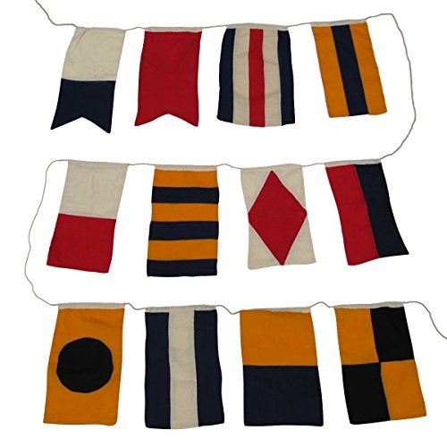 Treasure Gurus Set of 40 International Maritime Nautical Marine Signal Code Flags - Image 2