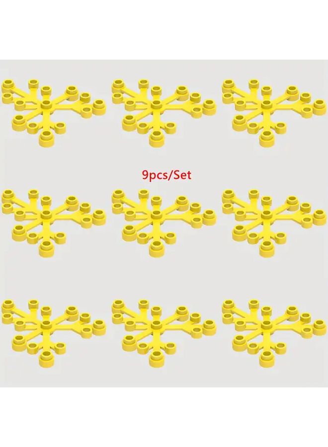20Pcs Yellow Bough DIY Mini Building Blocks Forest Garden Scene Christmas Gift - Image 1