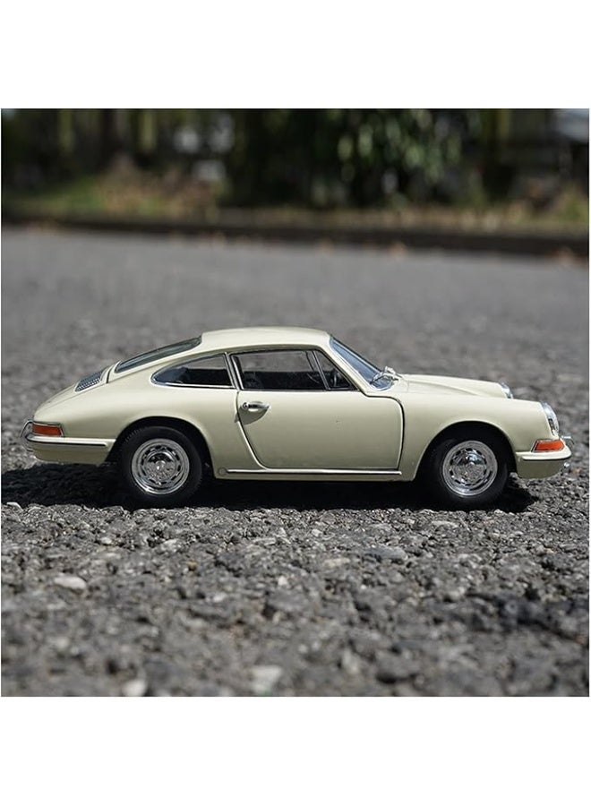 Welly 1:24 Scale Porsche 911 Turbo Die-Cast Model Car, Zinc Alloy Metal Collectible with Manual Push Operation, Detailed Sports Car Replica for Display and Collectors - Image 3