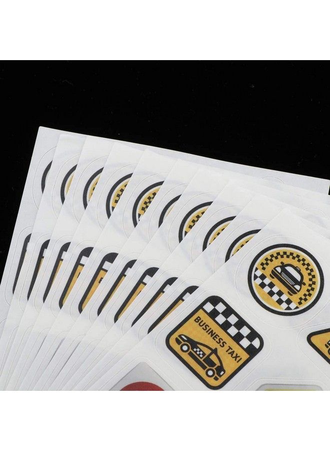 FRECI 10 Sheets Road Sign Stickers Diy Traffic Play Stickers To Develop Your Kids Imagination And Memory B - Image 4