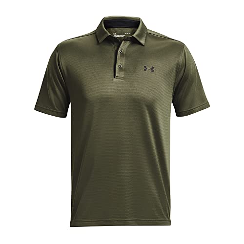 Under Armour Men's Tech Golf Polo, (390) Marine OD Green / / Black, Medium - Image 3