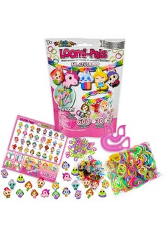 Rainbow Loom Rainbow Loom: Loomi-Pals Collectible 4 PK Bundle: Zoo, Dino, Fairy, Food - 4 Rubber Band DIY Charm Bracelet Kits, Design & Create, Ages 7+  - Image 5