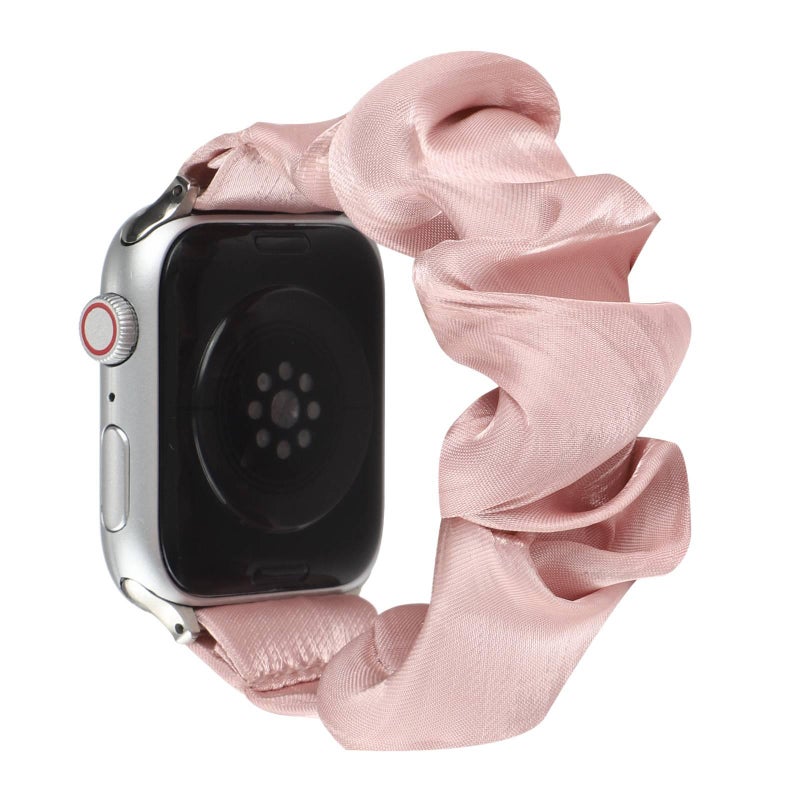 AD Beige Smartwatch Band Compatible with Apple Watch / SE with Adjustable Fit Replacement Strap for Daily Wear - Image 4