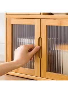ZUCNG ZUCNG Kitchen Pantry Storage Cabinet with Doors and Shelves, Large Capacity Storage Organizer, Double Layer Countertop Drawer Cabinet Storage Cabinet for Kitchen Living Room Bedroom  - Image 3