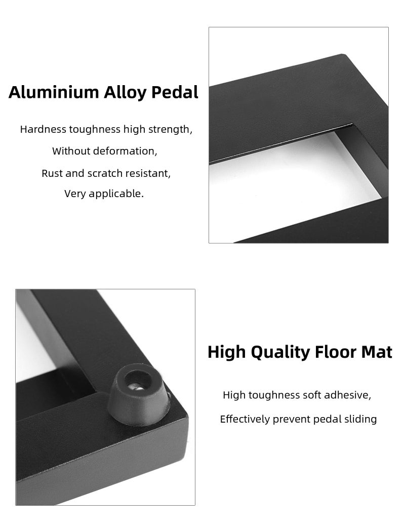 Mr.Power 15 x 5.7 inch Pedal Board Portable 0.75lb Super light Aluminium Alloy Effect Pedalboard With Carry Bag (Small Pedalboard with Bag) - Image 4