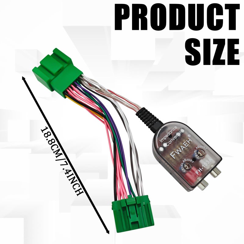SamWinGear Radio Stereo Wiring Harness Add A Subwoofer Amplifier Adapter for Radio System for GM Chevy Camaro Colorado Silverado GMC Canyon Sierra 1500 2500 3500HD Car Stereo Wiring Harness Adapter - Image 2