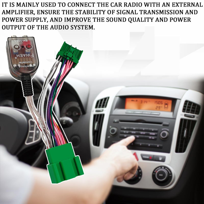 SamWinGear Radio Stereo Wiring Harness Add A Subwoofer Amplifier Adapter for Radio System for GM Chevy Camaro Colorado Silverado GMC Canyon Sierra 1500 2500 3500HD Car Stereo Wiring Harness Adapter - Image 5