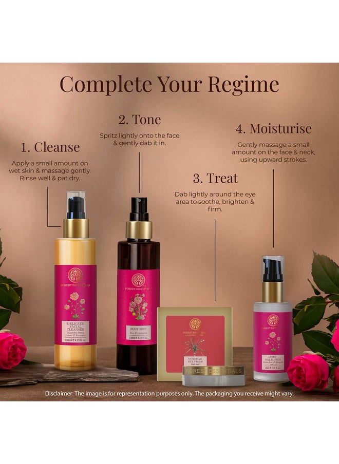 Forest Essentials - Pure Rosewater (Toner) Facial Tonic Mist | Hydrating Daily Toner | For Glowing Skin | Hydrates Plumps & Minimises Open Pores - Image 1