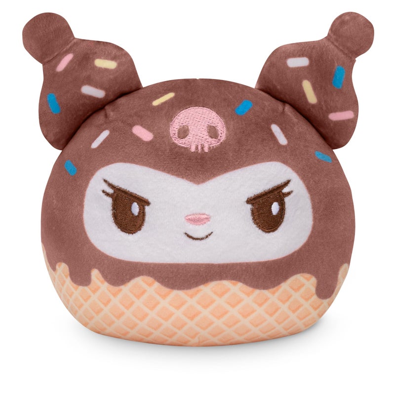 TeeTurtle Kuromi Reversible 4" Plushie - Kuromi Ice Cream - Officially Licensed Sanrio Soft Stuffed Animal - Image 1