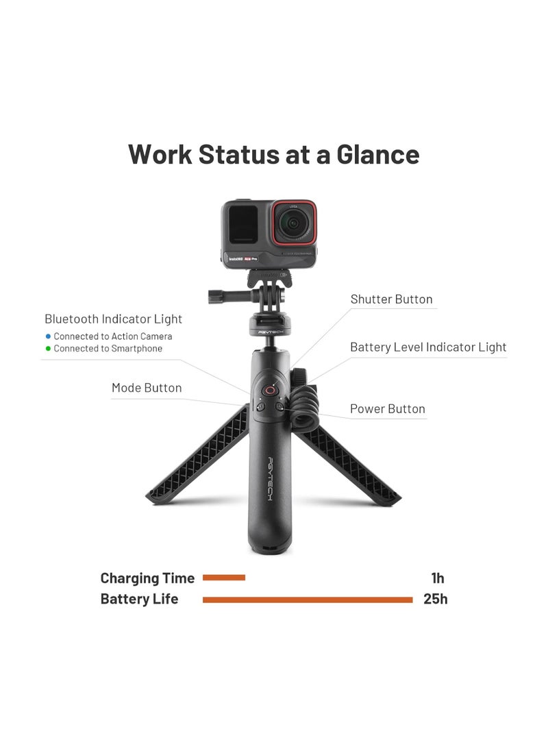 PGYTECH - PGYTECH CapLock MantisPod Power Grip (Insta360 Edition) - Image 1