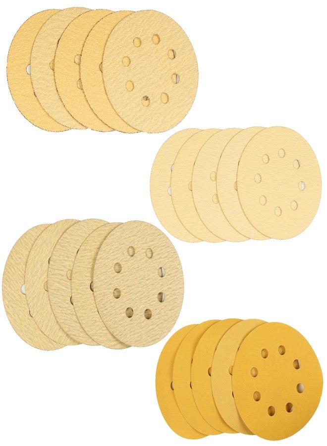 Taparia 5" (125 mm) Velcro Disc,5 Pc x Grit 60, 100, 180, 320. Pack of 20 - Image 1