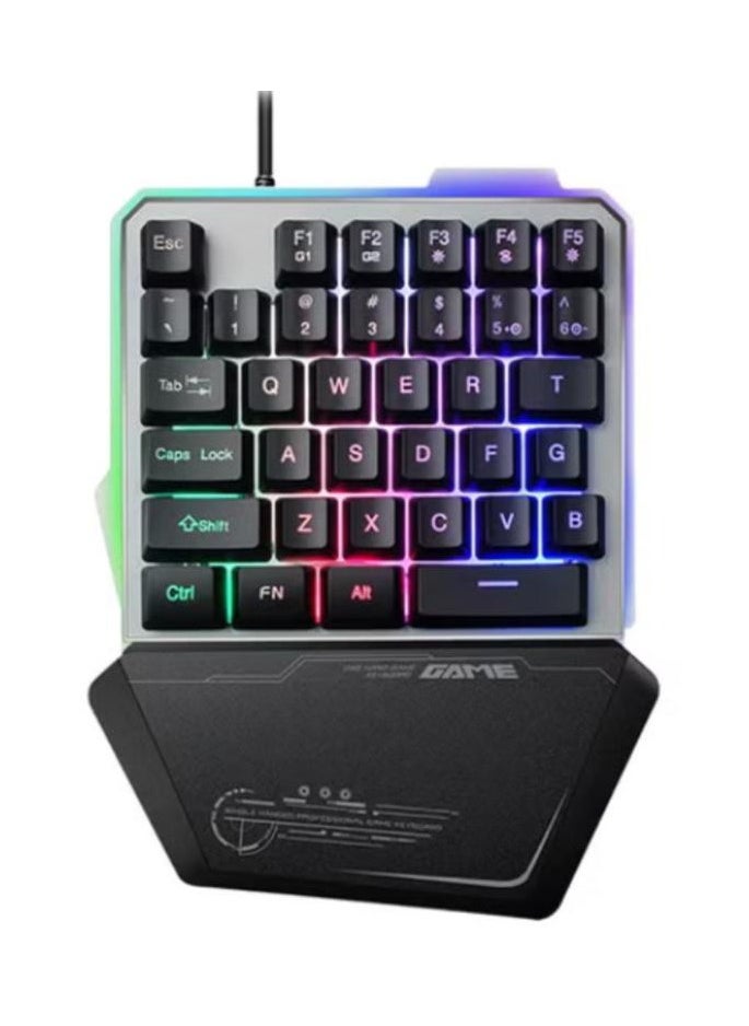 KUYING One-Handed Mechanical Keyboard 
