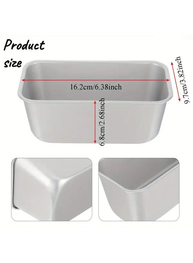 3pcs Nonstick Aluminum Baking Pans Set for Bread Cheesecake Meat Rolls - Image 3