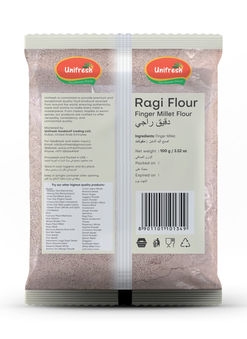 Unifresh Ragi Atta Finger Millet Flour 500g  - Image 2