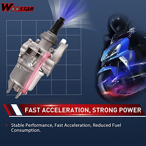 WOOSTAR PZ13 13mm Carburetor Replacement for 2 Stroke 47cc 49cc 50cc Pocket Bike Engine Mini Quad ATV Dirt Bike - Image 5