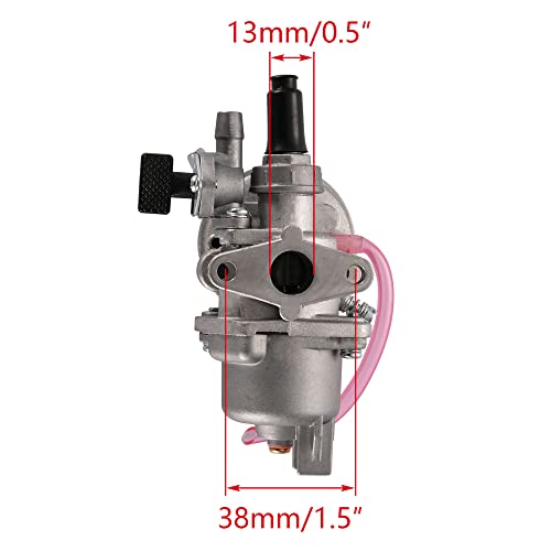 WOOSTAR PZ13 13mm Carburetor Replacement for 2 Stroke 47cc 49cc 50cc Pocket Bike Engine Mini Quad ATV Dirt Bike - Image 2