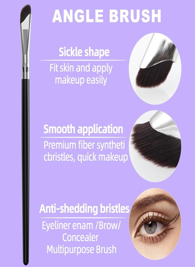 LAVONE Eyeliner Set - Waterproof Makeup Kit with Liquid Eye Liner Pencil, Gel Eyeliner and Angled Eye Liner Brush, Waterproof, Smudge Resistant, Long Lasting Formula - Black - Image 5