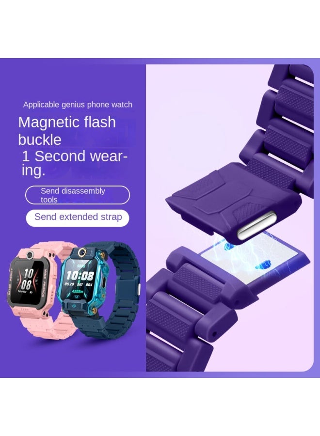 Ten Flashes Tenflash Kids Smart Watch Band Z10/z9/z8a Magnetic Buckle Wristband For Z7s/z6p/z6/z3/d3/z2/q2a/d2/q1a/z5a Blue Ocean - Image 3