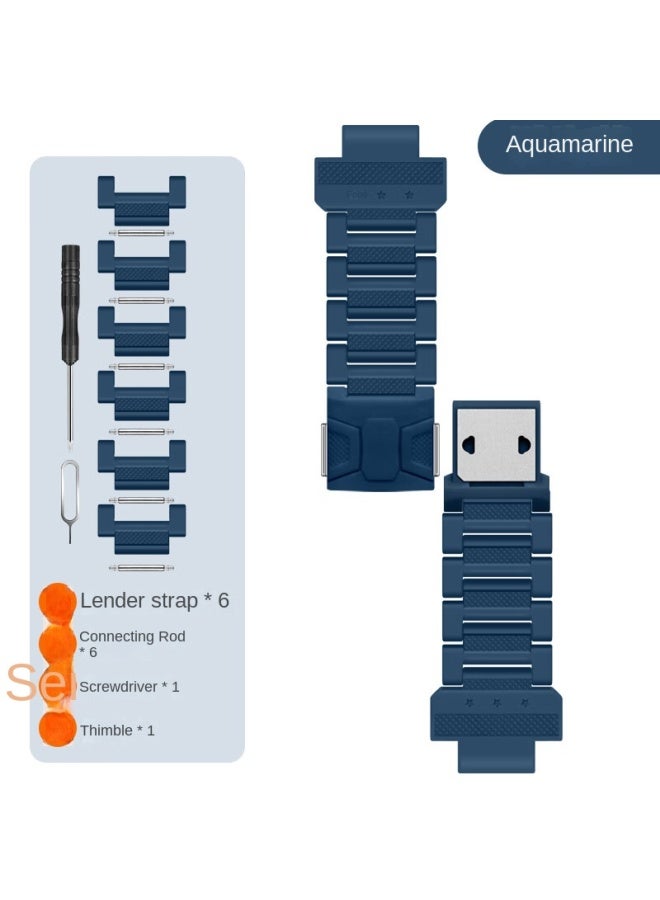 Ten Flashes Tenflash Kids Smart Watch Band Z10/z9/z8a Magnetic Buckle Wristband For Z7s/z6p/z6/z3/d3/z2/q2a/d2/q1a/z5a Blue Ocean - Image 2