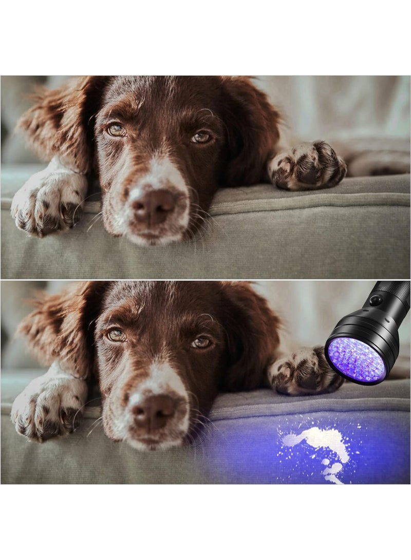 UV Black Light 51 LED 395nm Flashlight – Detects Pet Urine, Bed Bugs, and Hidden Stains on Carpets and Clothes – Portable Flashlight for Home Inspection - Image 4