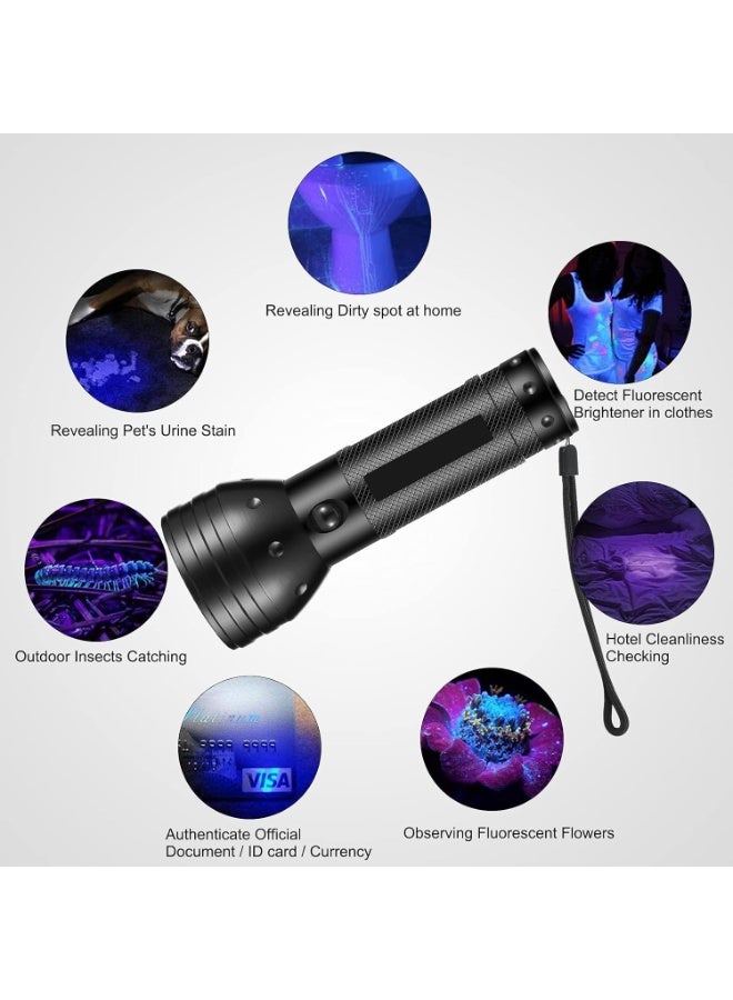 UV Black Light 51 LED 395nm Flashlight – Detects Pet Urine, Bed Bugs, and Hidden Stains on Carpets and Clothes – Portable Flashlight for Home Inspection - Image 5